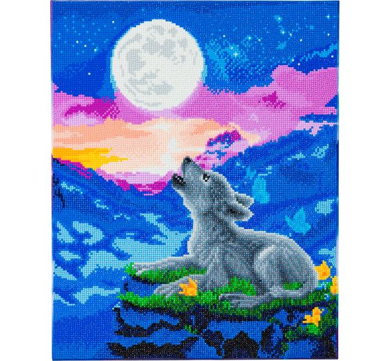 Diamentowy obraz "Crystal Art Kit", 40 x 50 cm