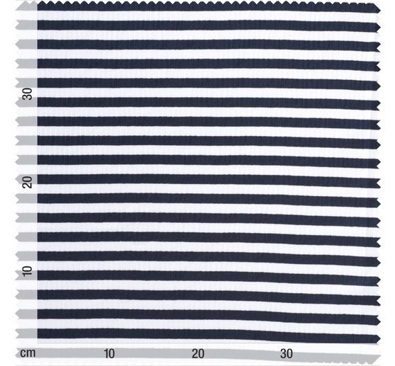 Rib jersey fabric "Stripes"