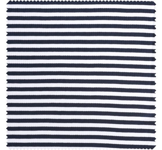 Rib jersey fabric "Stripes"