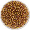 Koraliki typu rocaille, kryształ, 2,6 mm Ż&oacute;łty/Niebieski/Czerwony