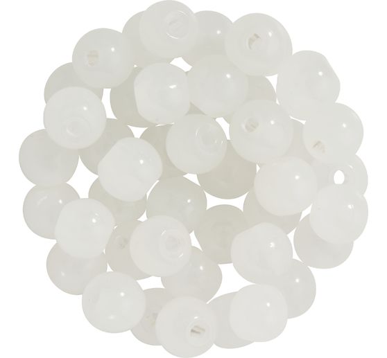Glass beads "Pastel", 6 mm