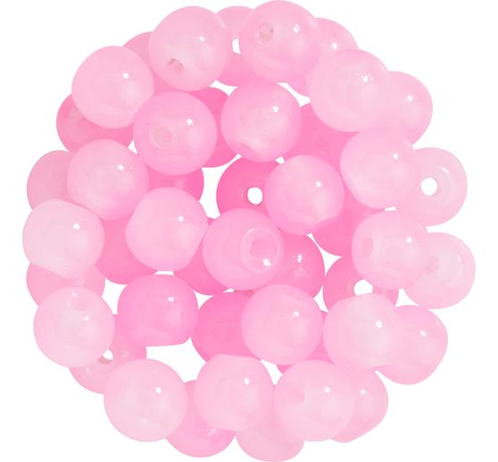 Glass beads "Pastel", 6 mm