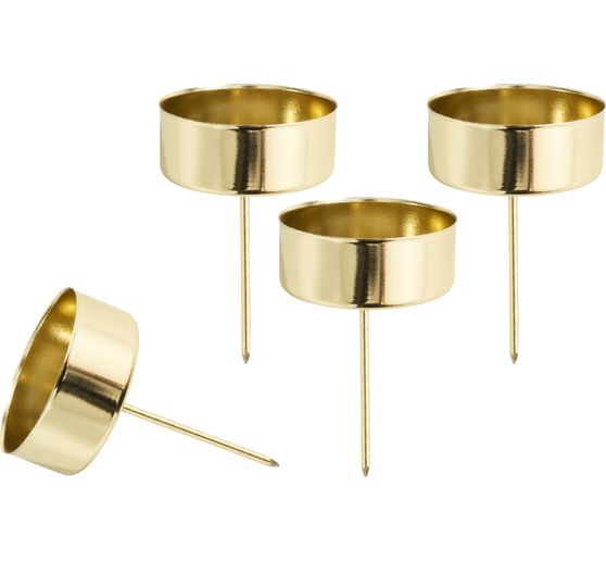 Metalowy uchwyt na świeczki typu tea light