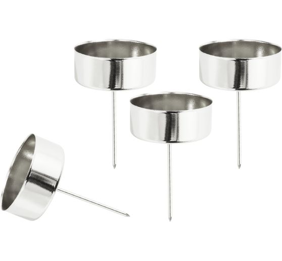 Metalowy uchwyt na świeczki typu tea light