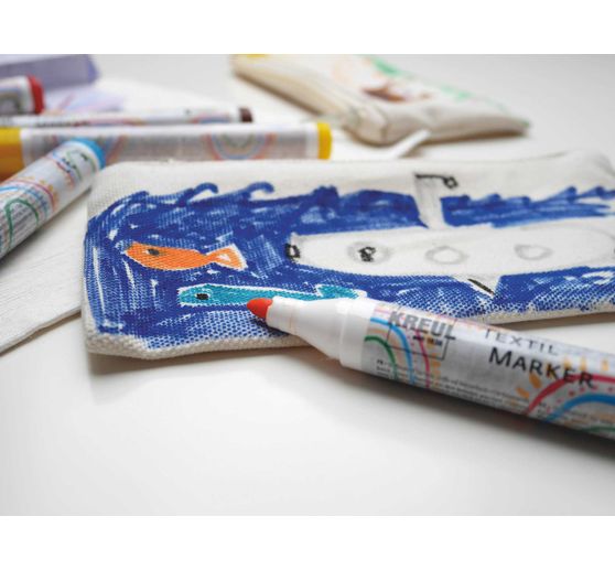KREUL Textile Marker medium "Junior", set of 12