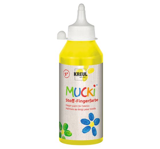 Farby do malowania palcami po tkaninach MUCKI, 250 ml