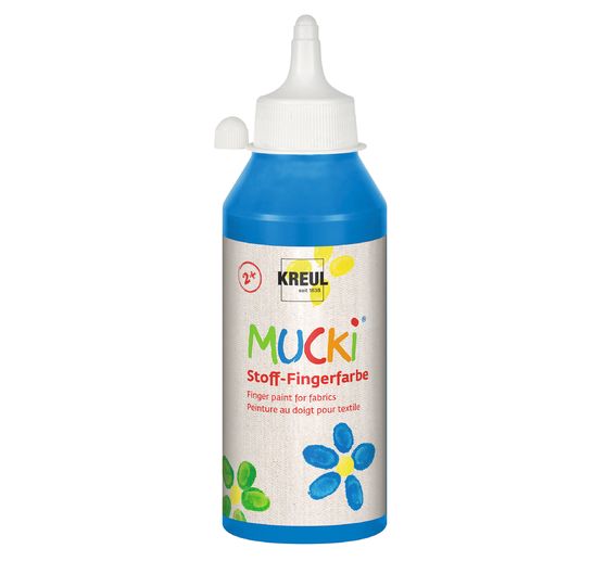 Farby do malowania palcami po tkaninach MUCKI, 250 ml