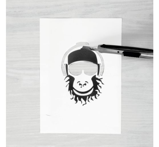 Marabu textile print screen set, 4 pcs.