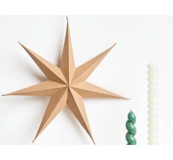 3D Papierowa gwiazda, Papier kraft