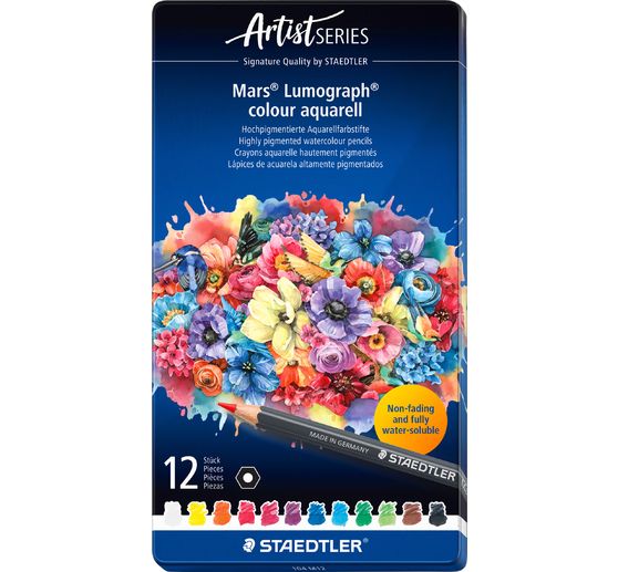 STAEDTLER Watercolour pencils "Mars Lumograph" colour aquarell