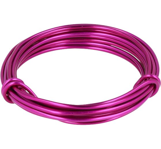 Drut aluminiowy dekoracyjny, 2 mm, długość 3 m
