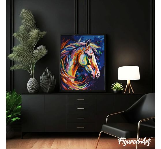 Malowanie po numerach na blejtramie, 40 x 50 cm