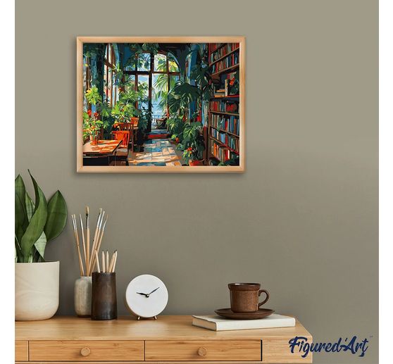 Malowanie po numerach na blejtramie, 40 x 50 cm