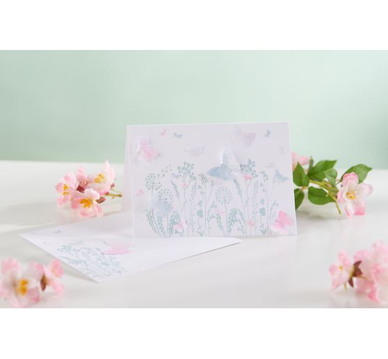 VBS Double cards "White", portrait format