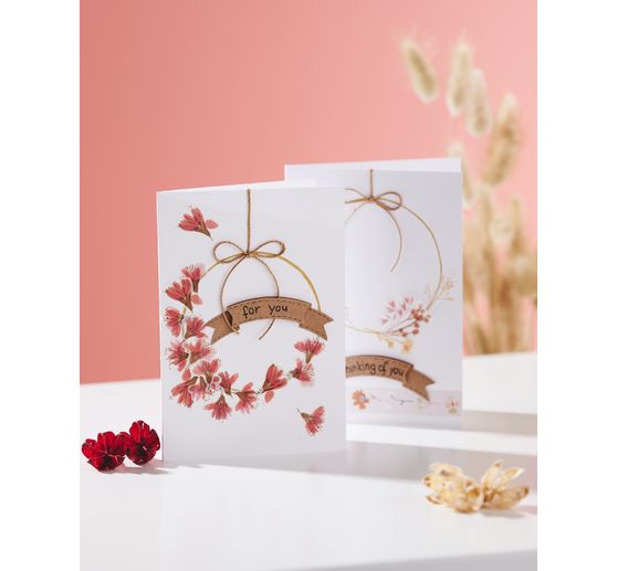 VBS Double cards "White", portrait format