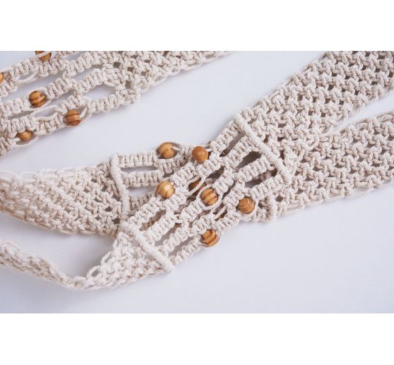 Przędza osnowowa "Naturalna biel", 200 m