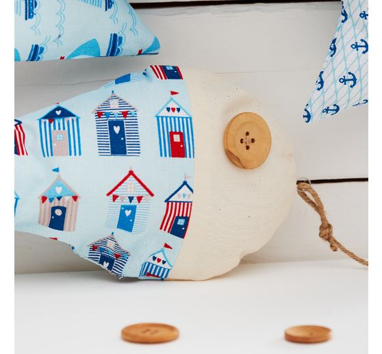 VBS Wooden buttons "Size Mix", 100 g