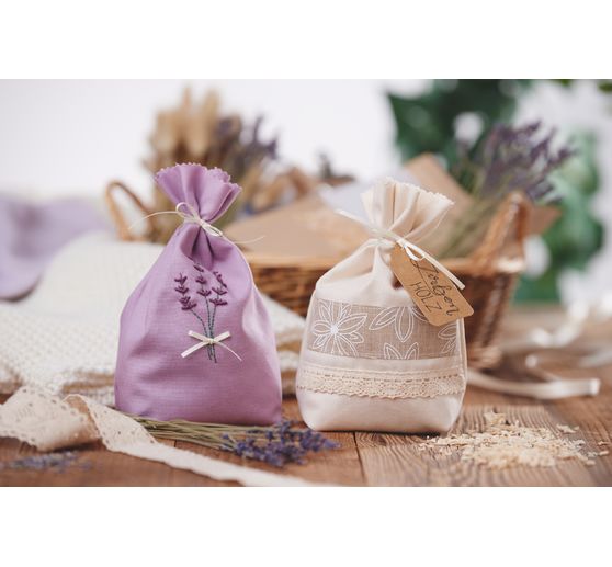 VBS Crochet ribbon "Cream", 20 mm, 10 m