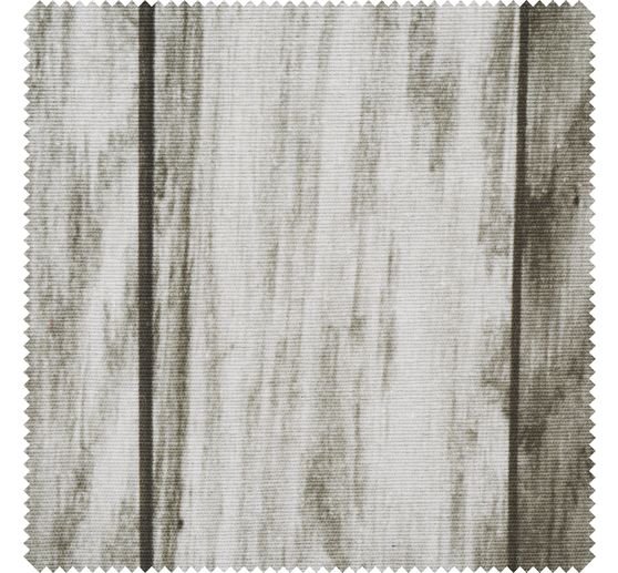 Tkanina z motywem "Wood look grey"
