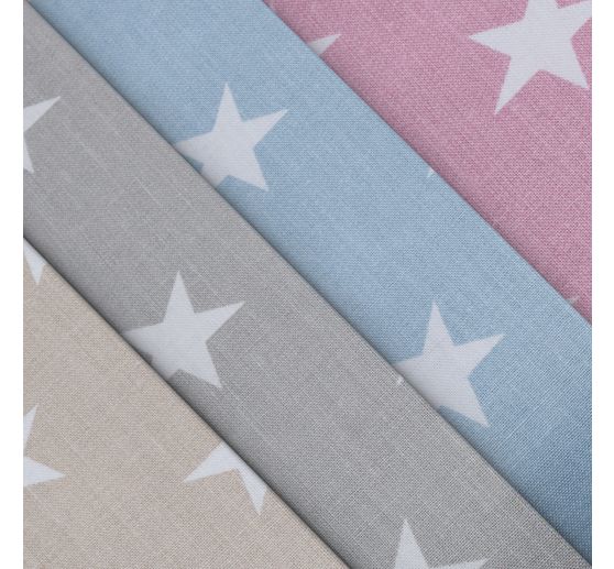 Tkanina bawełniana "Pastelowe gwiazdy"