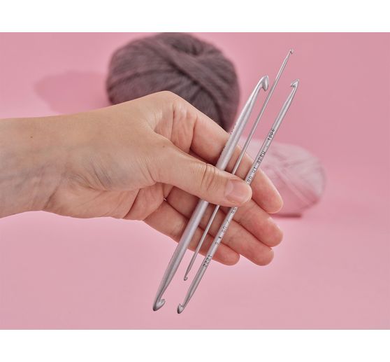 addi Tunisian double crochet hook, aluminium