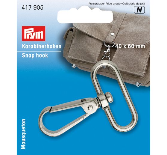 Snap hook 40 x 60 mm