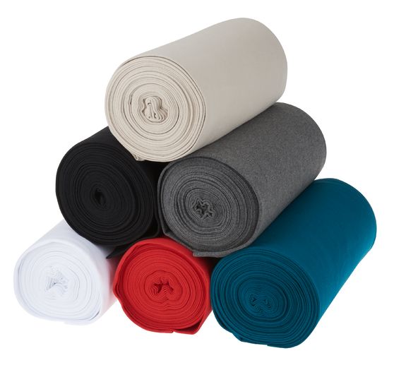 Tkanina dżersejowa na mankietach "Uni",