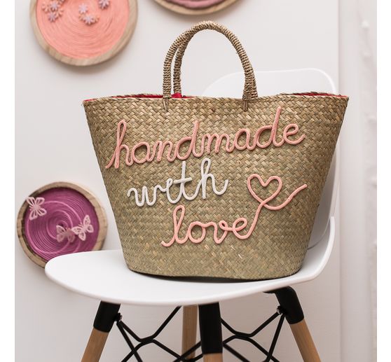 Rura dziewiarska wykonana z przędzy papierowej, 30m