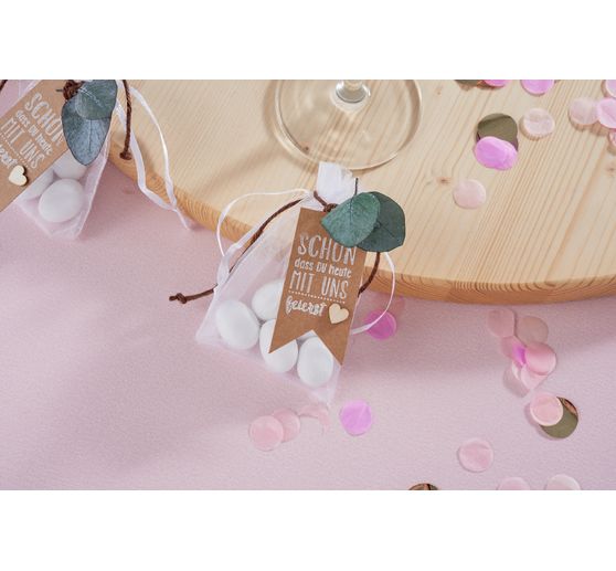 VBS Organza bags "11,5 x 15 cm", 100 pieces