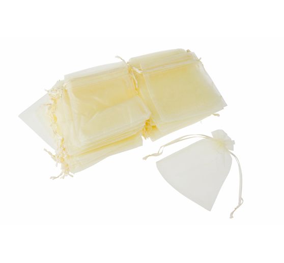 VBS Organza bags "7,5 x 12 cm", 100 pieces