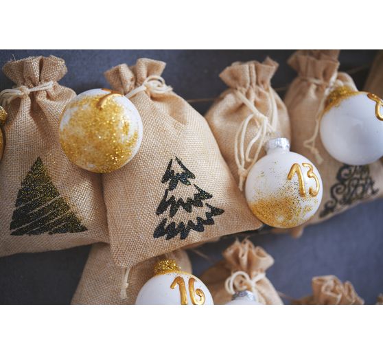 VBS Jute bag "11 x 16 cm", 25 pieces