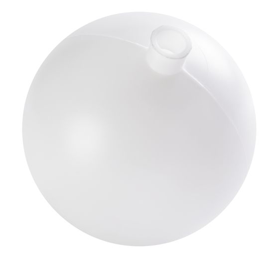 Plastic ball with socket, white