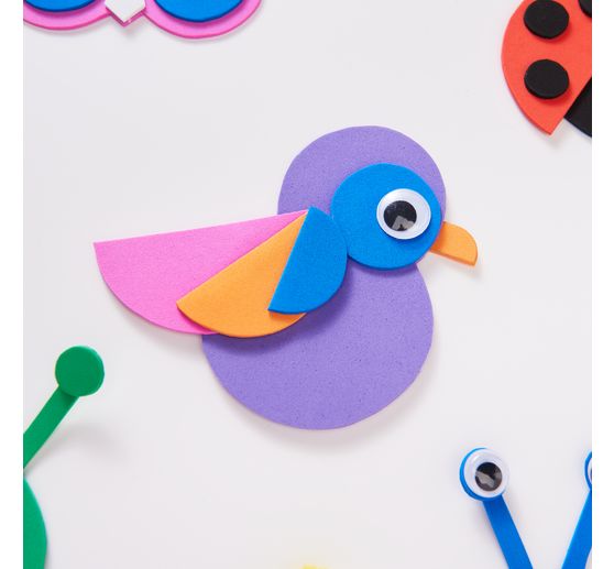 VBS Wobbly eyes to glue on "Mix", 100 pieces