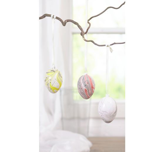 Plastikowe jajko, białe, z dyszą, 8 x 6 cm