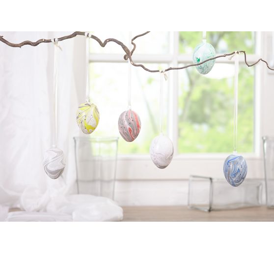 Plastikowe jajko, białe, z dyszą, 8 x 6 cm