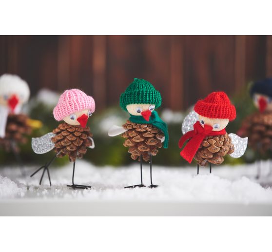 VBS Mini caps "Colourful", H 4 cm