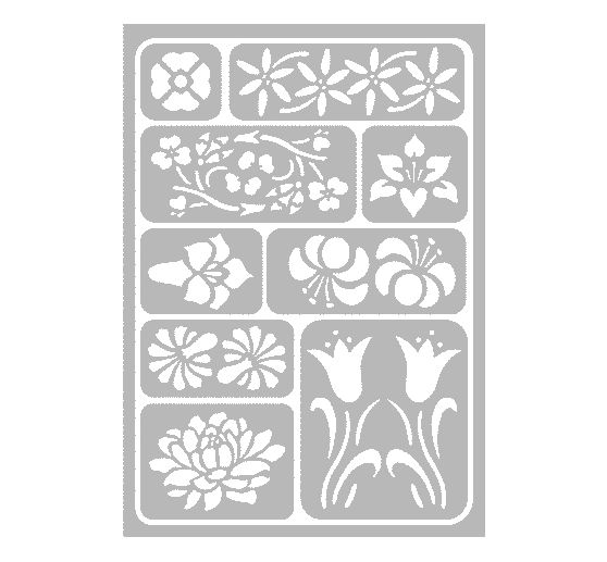 Szablon VBS, samoprzylepny, DIN A5