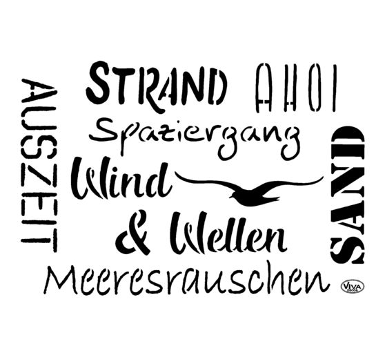 Szablon "Słowa marynistyczne", DIN A4