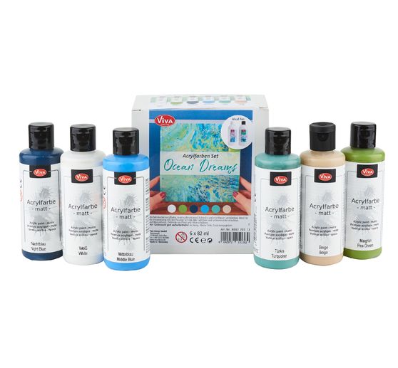Zestaw farb akrylowych Viva Decor "Ocean Dreams"