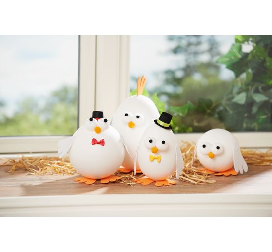 Jajko styropianowe, 2-częściowe, 21 cm