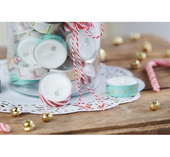 Świeczki tealight, płaskie opakowanie 75 sztuk