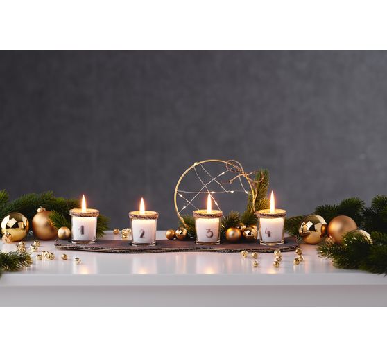 Szklane bombki choinkowe na drucie