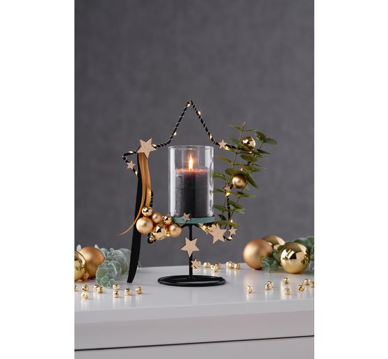 Szklane bombki choinkowe na drucie