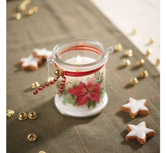 VBS Glass lantern with metal bracket