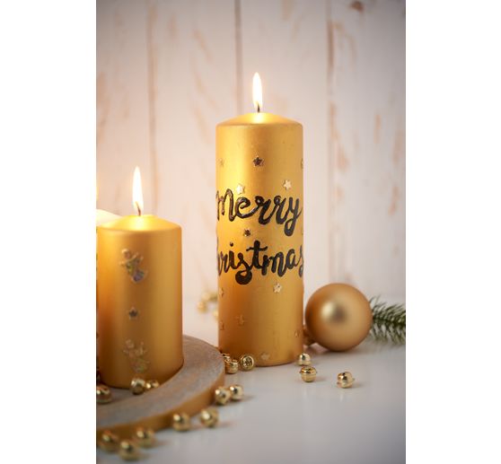 Pillar candle flat head 120/60mm