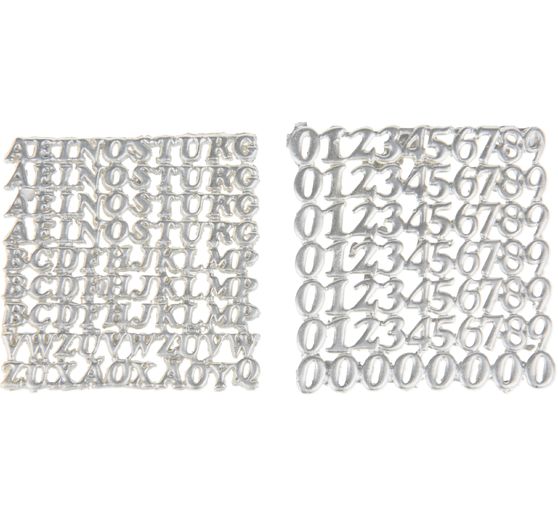 Wax set "Numbers & letters"