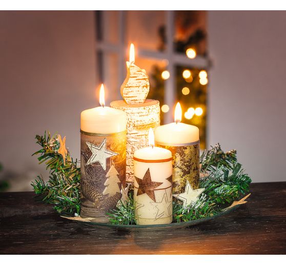 Pillar candle flat head 150/60mm