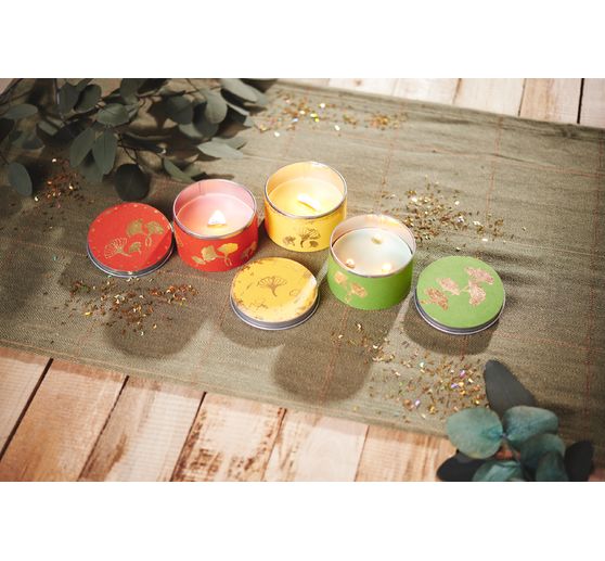 Metalowe puszki VBS / puszki na mydło "okrągłe", 12 sztuk