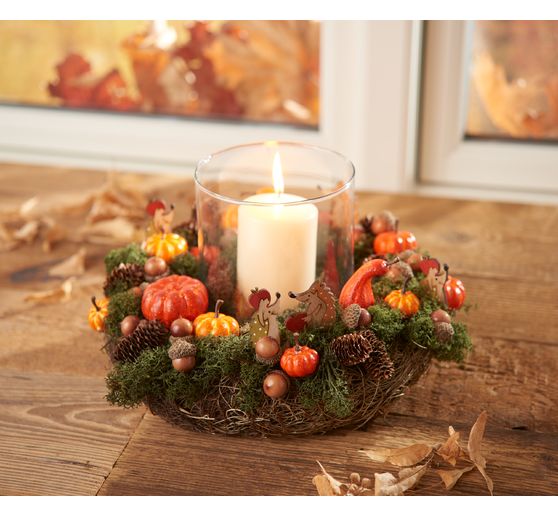 Pillar candle flat head 120/60mm