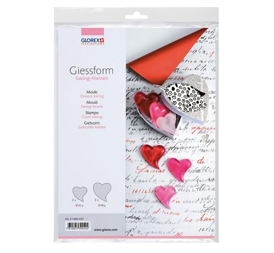 Casting mould "Swing hearts"